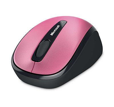 MICROSOFT Mouse ottico Microsoft 3500 wireless rosa e nero